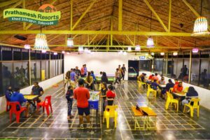 Enjoy indoor games: Chess, Table Tennis, Carrom, and Pool.